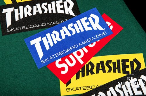 Supreme(シュプリーム) Thrasher Multi Logo L/S Tee ロンT ダークグリーン 新品通販 - Be-Supremer
