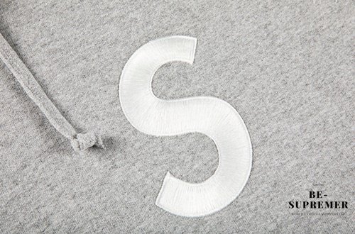Supreme S Logo Split Hooded Sweatshirt パーカー ヘザーグレー 新品通販 - Be-Supremer