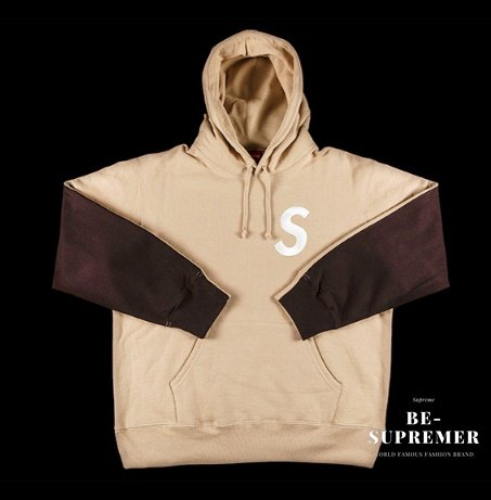 Supreme S Logo Split Hooded Sweatshirt パーカー タン 新品通販 - Be 
