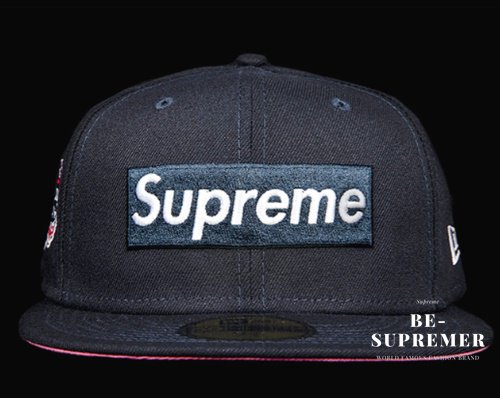 Supreme Champions ノーコンプボックスロゴニューエラキャップ 帽子キャップ ネイビー新品の通販 - Be-Supremer