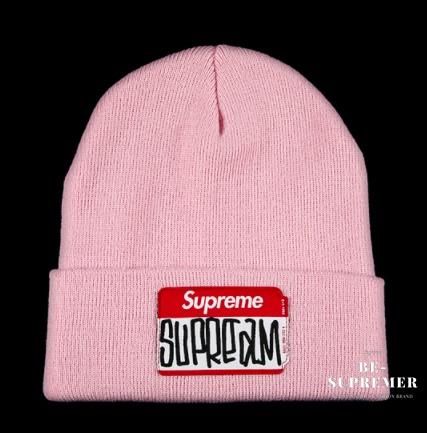 Supreme通販専門店】Supreme Gonz Nametag Beanie ニット帽 ピンク新品