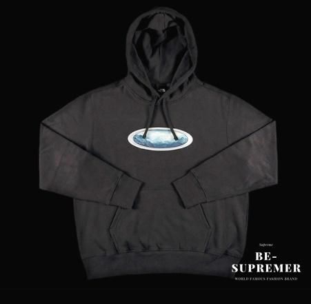 Supreme The North Face Lenticular Mountains Hooded Sweatshirt パーカー ブラック  新品通販   Be Supremer