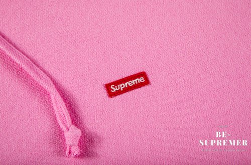 supreme シュプリーム スモールボックスロゴ パーカー S ピンク袖丈58cm