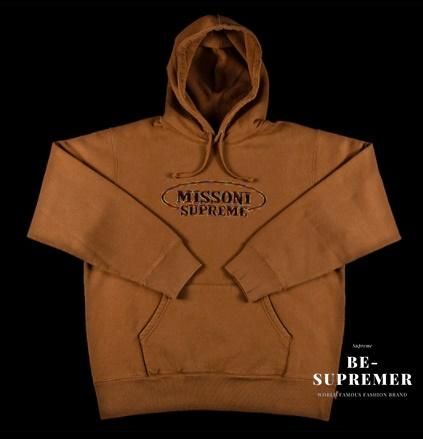 Supreme Missoni Hooded Sweatshirt パーカー ブラウン新品通販 - Be