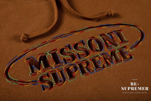 Supreme Missoni Hooded Sweatshirt パーカー ブラウン新品通販 - Be-Supremer