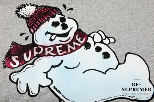 Supreme Snowman Hooded Sweatshirt パーカー ヘザーグレー新品通販 ...
