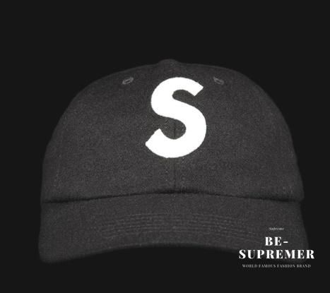 Supreme シュプリーム　キャップ　ウール　ブラック　黒