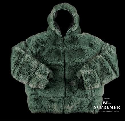 Supreme Wtaps FAUX FUR HOODED JACKET