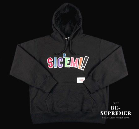 Supreme シュプリーム 21FW WTAPS Sic'em Hooded Sweatshirt | ダブルタップスシッケムフードパーカー  ブラック - Supreme(シュプリーム)オンライン通販専門店 Be-Supremer