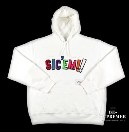 Supreme シュプリーム 21FW WTAPS Sic'em Hooded Sweatshirt | ダブルタップスシッケムフードパーカー  ホワイト - Supreme(シュプリーム)オンライン通販専門店 Be-Supremer