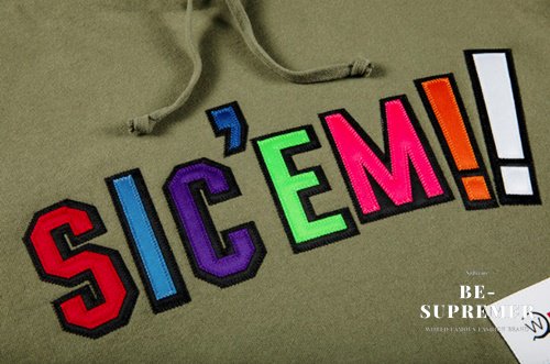 Supreme シュプリーム 21FW WTAPS Sic'em Hooded Sweatshirt | ライトオリーブ -  Supreme(シュプリーム)オンライン通販専門店 Be-Supremer