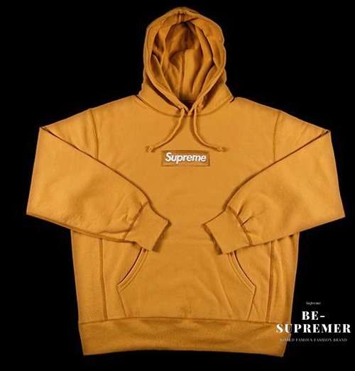 Supreme 21AW Box Logo Hooded Sweatshirt パーカー ライトマスタード 新品通販 - Be-Supremer