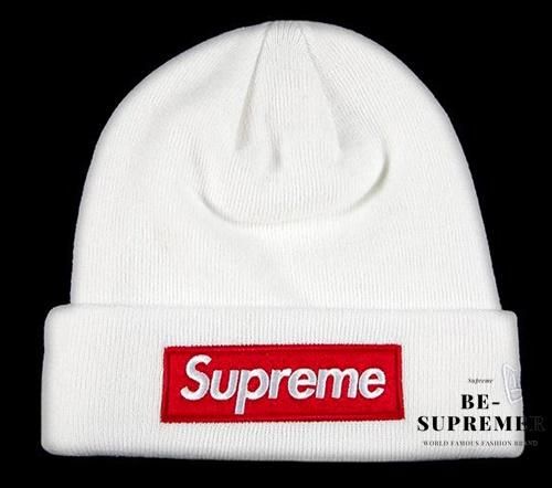 Supreme New Era Box Logo Beanie White - ニット帽/ビーニー