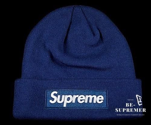 supreme シュプリーム Box Logo Beanie ビーニーネイビー