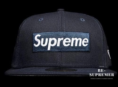 Supreme Champions Box Logo New Era Capキャップ ネイビー新品の通販