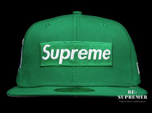 Supreme Champions ノーコンプボックスロゴニューエラキャップ 帽子キャップ グリーン新品の通販 - Be-Supremer