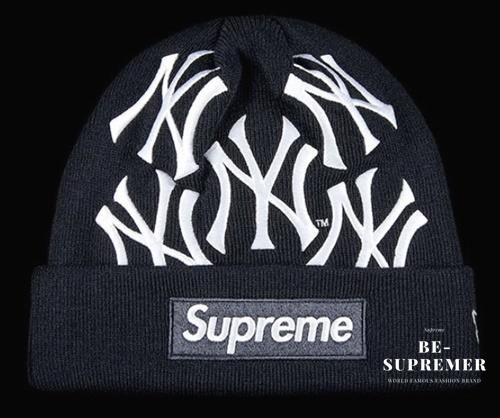 【Supreme通販専門店】Supreme New York Yankees New Era Box Logo Beanie ニット帽  ブラック新品の通販- Be-Supremer