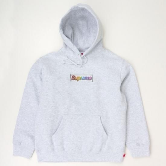 Supreme シュプリーム 22SS Bling Box Logo Hooded Sweatshirt ブリングボックスロゴフードパーカー | アッシュグレー - Supreme(シュプリーム)オンライン通販専門店 Be-Supremer