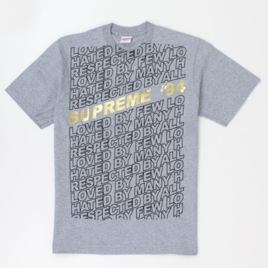 supreme respected tee 22ss