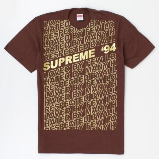 Supreme通販専門店】Supreme(シュプリーム) Classic Logo S/S TOP Ｔシャツ ブラウン新品の通販 -  Be-Supremer