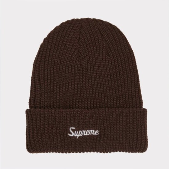 【Supreme通販専門店】Supreme Loose Gauge Beanie ニット帽 ブラウン新品の通販- Be-Supremer