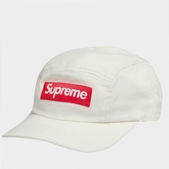 メンズ新品 Supreme Chino Twill Camp Cap Stone