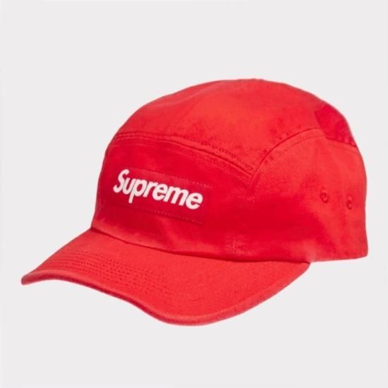 22SS Supreme Washed Chino Twill Camp Cap