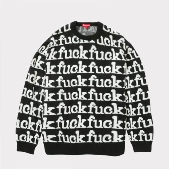 値引 Supreme L Fuck Sweater Supreme シュプリーム 2022SS ファック