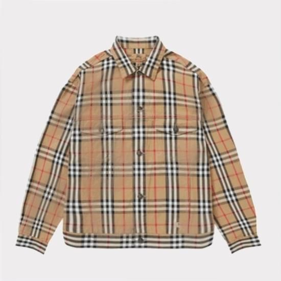 Supreme 22SS Burberry Denim Trucker Jacket ジャケット ベージュ 