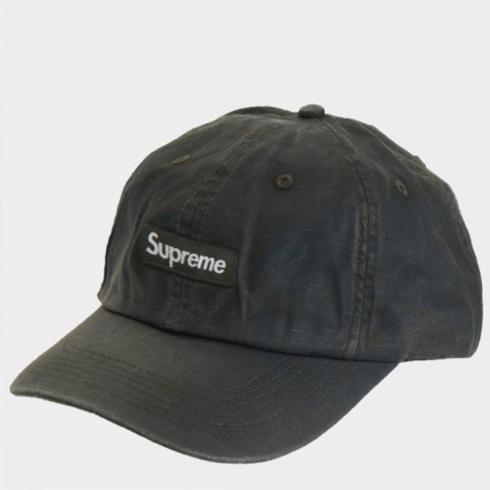 Supreme Small Box Coated Linen 6Panel Capキャップ帽子 ブラック新品の通販 - Be-Supremer
