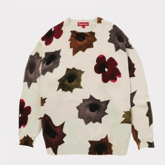 Supreme 22SS Nate Lowman Sweater セーターホワイト新品通販 - Be-Supremer