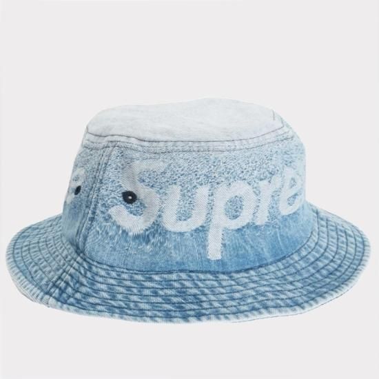 SUPREME Fade Jacquard Denim CrusherBlackSIZE