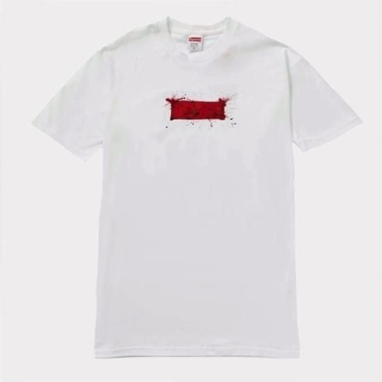 Ralph Steadman Box Logo TeeWhiteホワイト状態