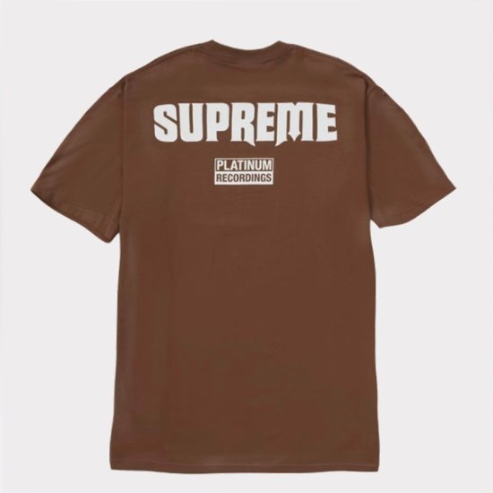 新品　supreme still talking tee ブラウン　LサイズTシャツ/カットソー(半袖/袖なし)