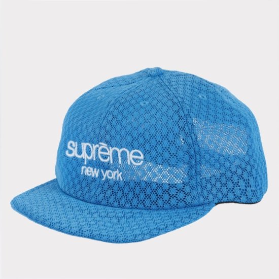 Supreme Classic Logo Air Mesh 6Panel Cap キャップ帽子 ライトブルー新品の通販 - Be-Supremer