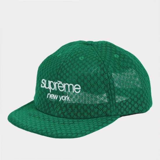 Supreme Classic Logo Air Mesh 6Panel Cap キャップ帽子 グリーン新品の通販 - Be-Supremer