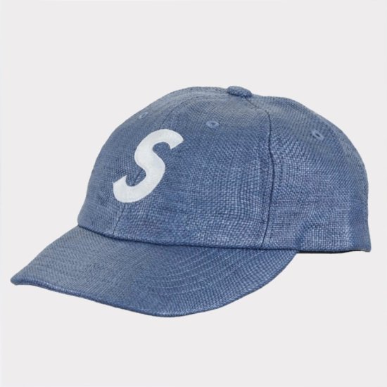 Supreme Raffia S Logo 6Panel Cap キャップ帽子 ネイビー新品の通販 - Be-Supremer
