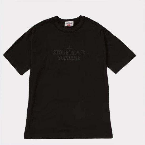 SUPREME × STONE ISLAND 22SS Tシャツ black - maxicosas.com