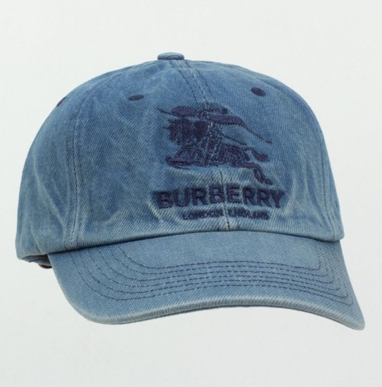 Supreme Burberry Denim 6Panel Cap キャップ帽子 ウォッシュブルー新品の通販 - Be-Supremer
