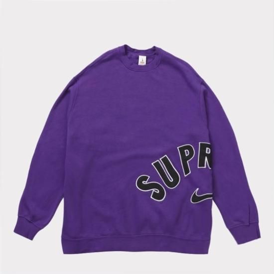 Supreme / Nike Arc Crewneck Purple Lサイズ