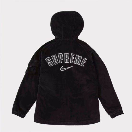Supreme 22SS Nike Arc Corduroy Hooded Jacket ジャケット ブラック新品通販 - Be-Supremer