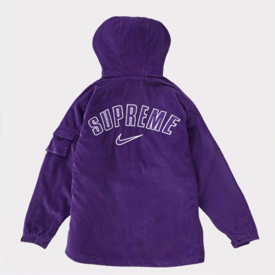 Supreme 22SS Nike Arc Corduroy Hooded Jacket ジャケット パープル新品通販 - Be-Supremer