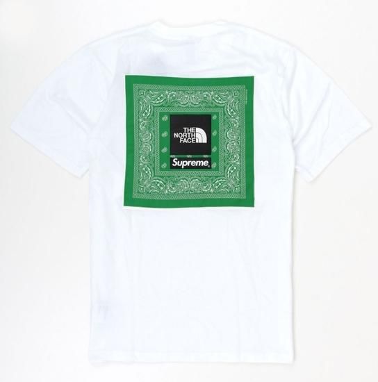 【Supreme通販専門店】Supreme(シュプリーム) The North Face Bandana Tee Ｔシャツ ホワイト新品の通販 -  Be-Supremer