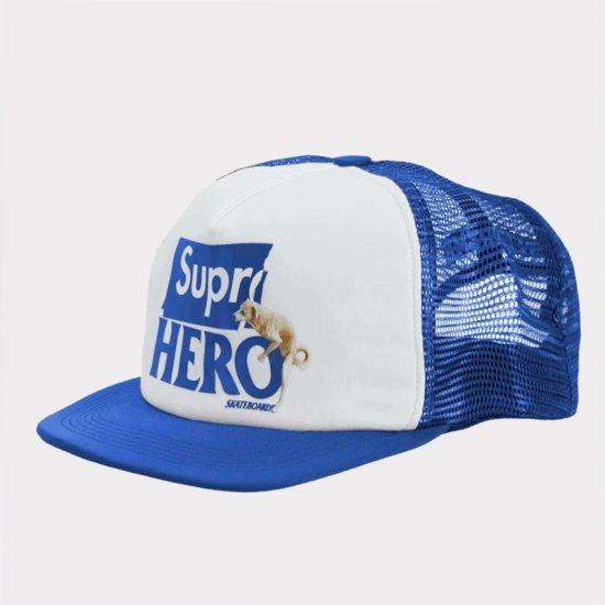 Supreme ANTIHERO Mesh Back 5Panel Cap キャップ帽子 ロイヤル新品の