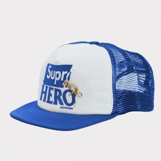 配送日指定可 Supreme Mesh 6-Panel Royal メッシュキャップ ブラック