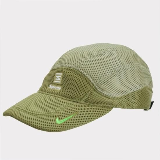 SUPREME シュプリーム 22SS×NIKE hox Running Hat ナイキコラボ ショックス ランニング ハット キャップ 帽子 オリーブ