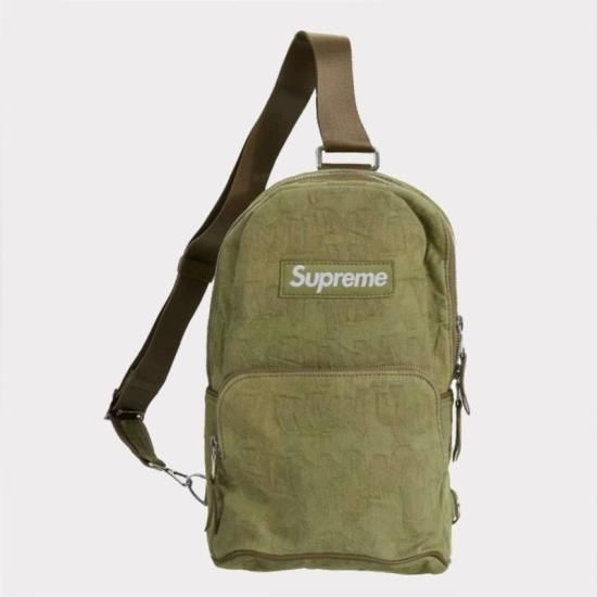 Supreme通販専門店】Fat Tip Jacquard Denim Sling Bag ケース ...