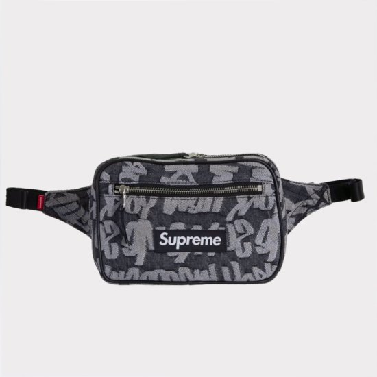 新品　19FW Supreme Waist Bag Shoulder ブラック