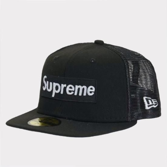 Supreme Box Logo Mesh Back New Era | hartwellspremium.com