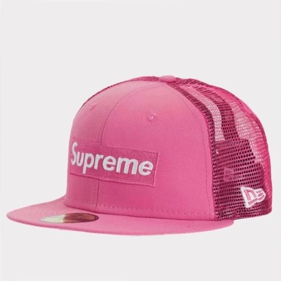 Supreme Box Logo Mesh Back New Era Cap 帽子キャップ イエロー新品の